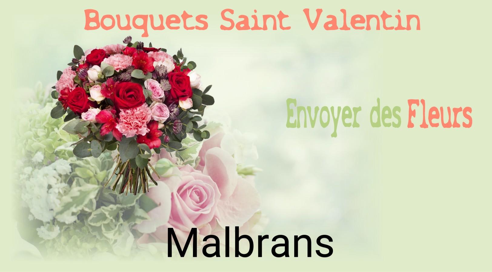 Roses de Saint-Valentin livrées à Malbrans